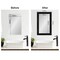 Amanti Art Mirror Makeover Bathroom Mirror Frame Border Kit - Fully Assembled Peel and Stick Frame - Mirror NOT Included - Grand Black Narrow Trim